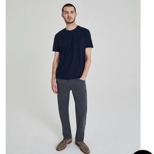 ADRIANO Goldschmied The Graduate tailored leg soft Jean pants dark gray 36x32